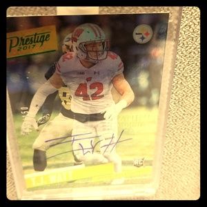 Panini Prestige T.J. Watt auto Rookie Card